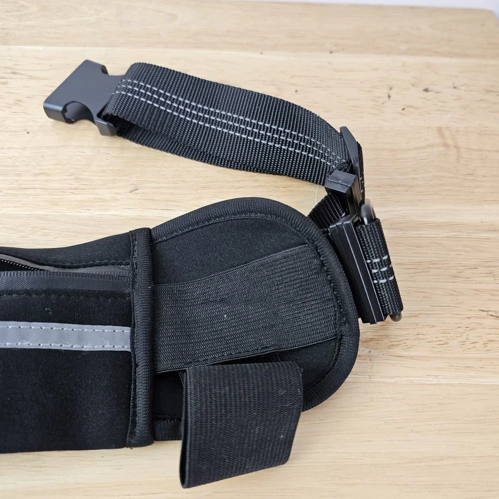 Hipster Running Belt Waist Pack Lightweight Black One Size Dog Walker‎